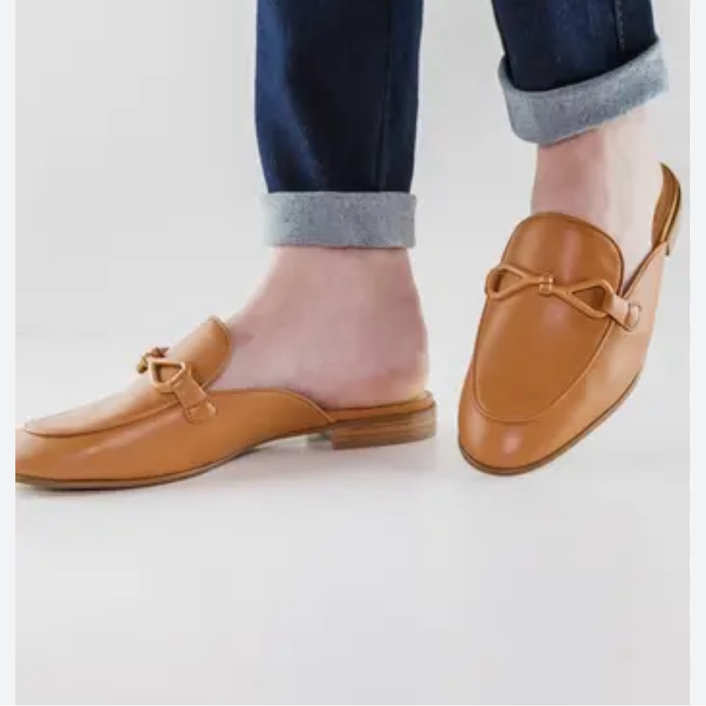 Marc Joseph New York East Broadway Mule In Camel Napa 7.5